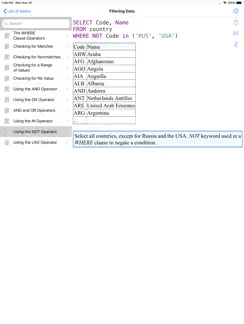 SQL Recipes iPad image 4