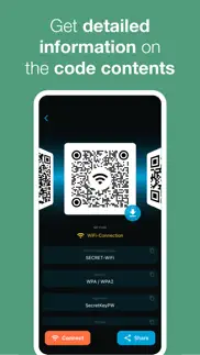 qr code reader pro for iphone! iphone screenshot 2