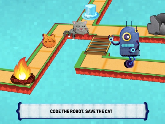 Code the Robot. Save the Cat iPad screenshot 2 - Education app