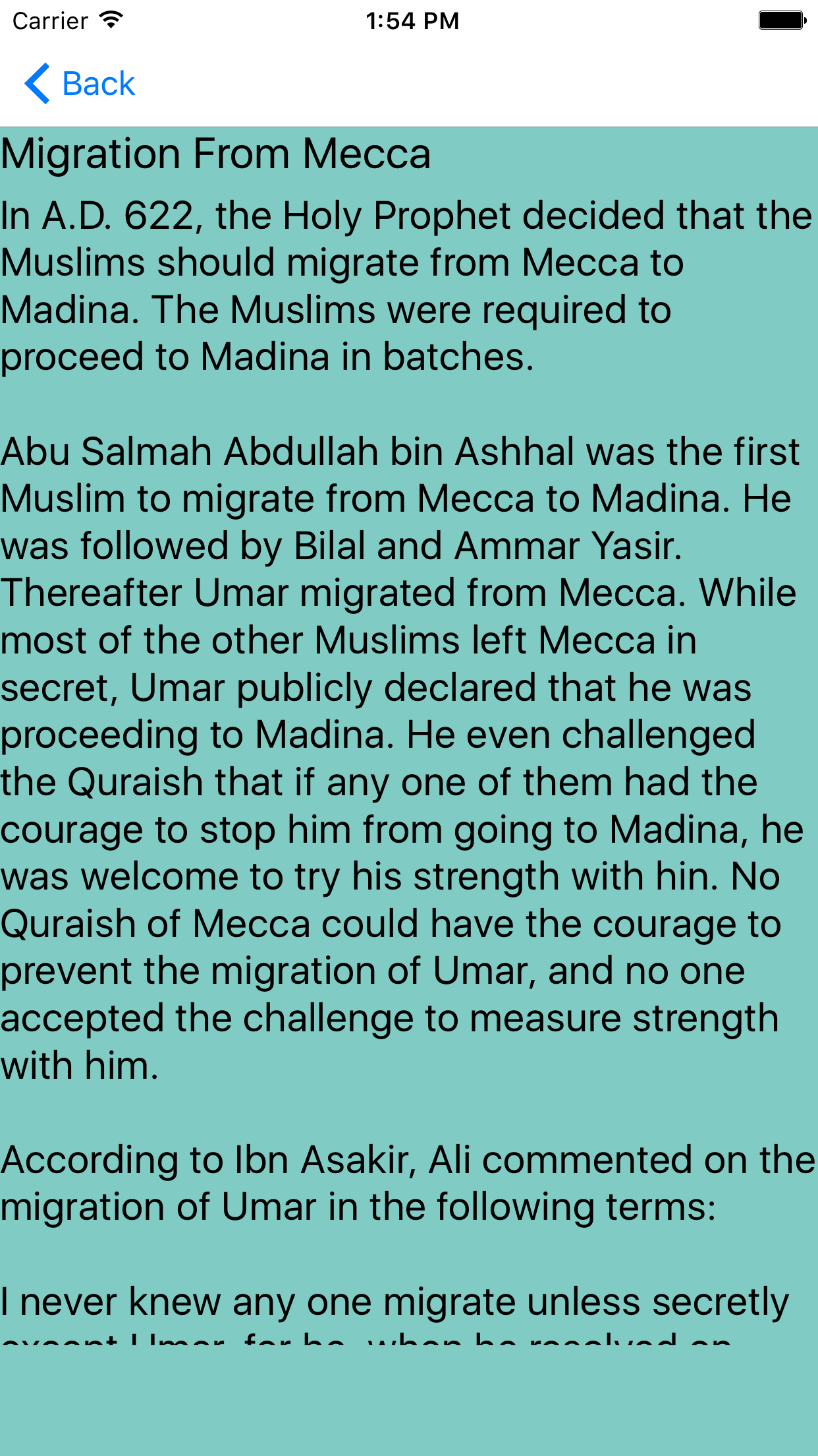 Stories of Sahaba - Companions