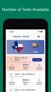 texas cdl permit practice iphone screenshot 3