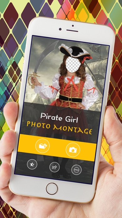 Pirate Girl Photo Montage Screenshot