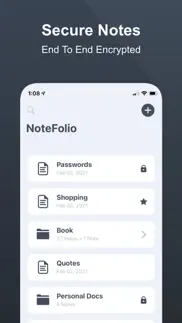 How to cancel & delete notes todo's lists: notefolio 1