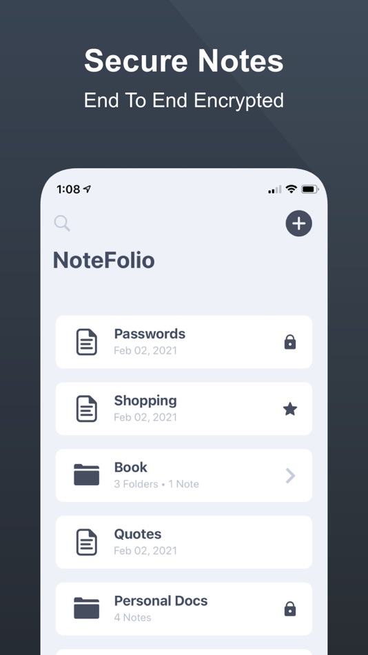 Notes Todo's Lists: NoteFolio - 1.1.2 - (iOS)
