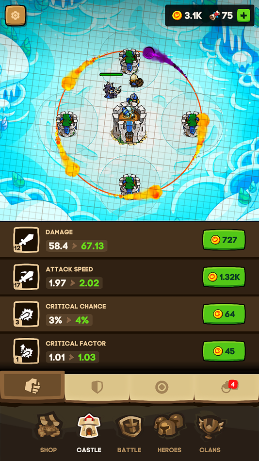 #3. Apexlands: idle Tower Defense (iOS) 由: Black Bears
