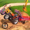Tractor Trolley Farming Game icon