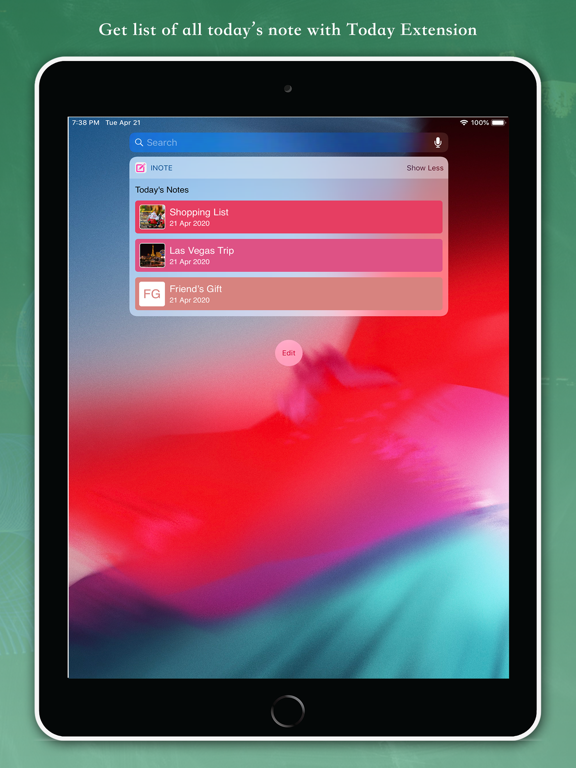 iNote - Notepad++ iPad screenshot