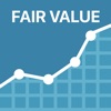 Fair Value of trading stocks icon