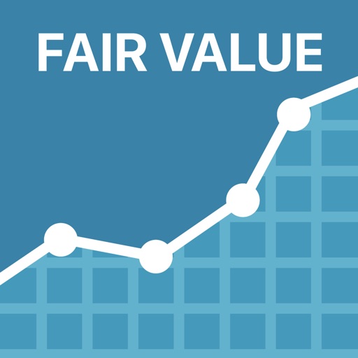 Fair Value of trading stocks Icon