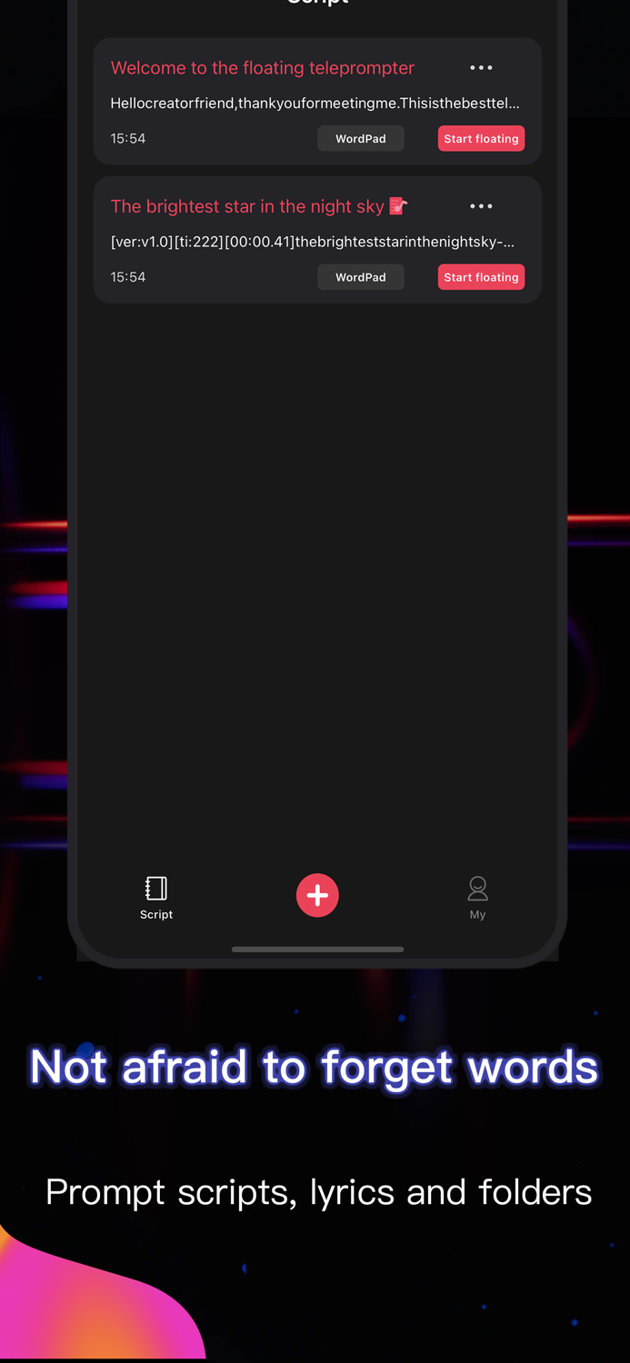 Float Prompter-Video assistant
