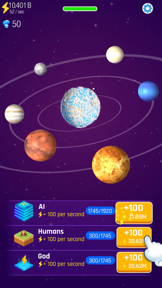 #4. Idle World ! (iOS) Bởi: funcell Games Pvt Ltd