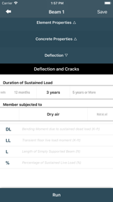 Rectangular Beam screenshot