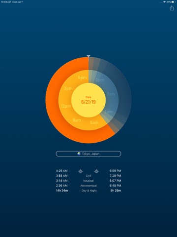 SolarWatch Sunrise Sunset Timeのおすすめ画像3