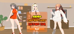 Anime Secretary Dating Sim 3D screenshot #1 for iPhone