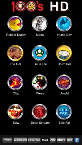 Game screenshot 100's of Buttons & Sounds HD mod apk