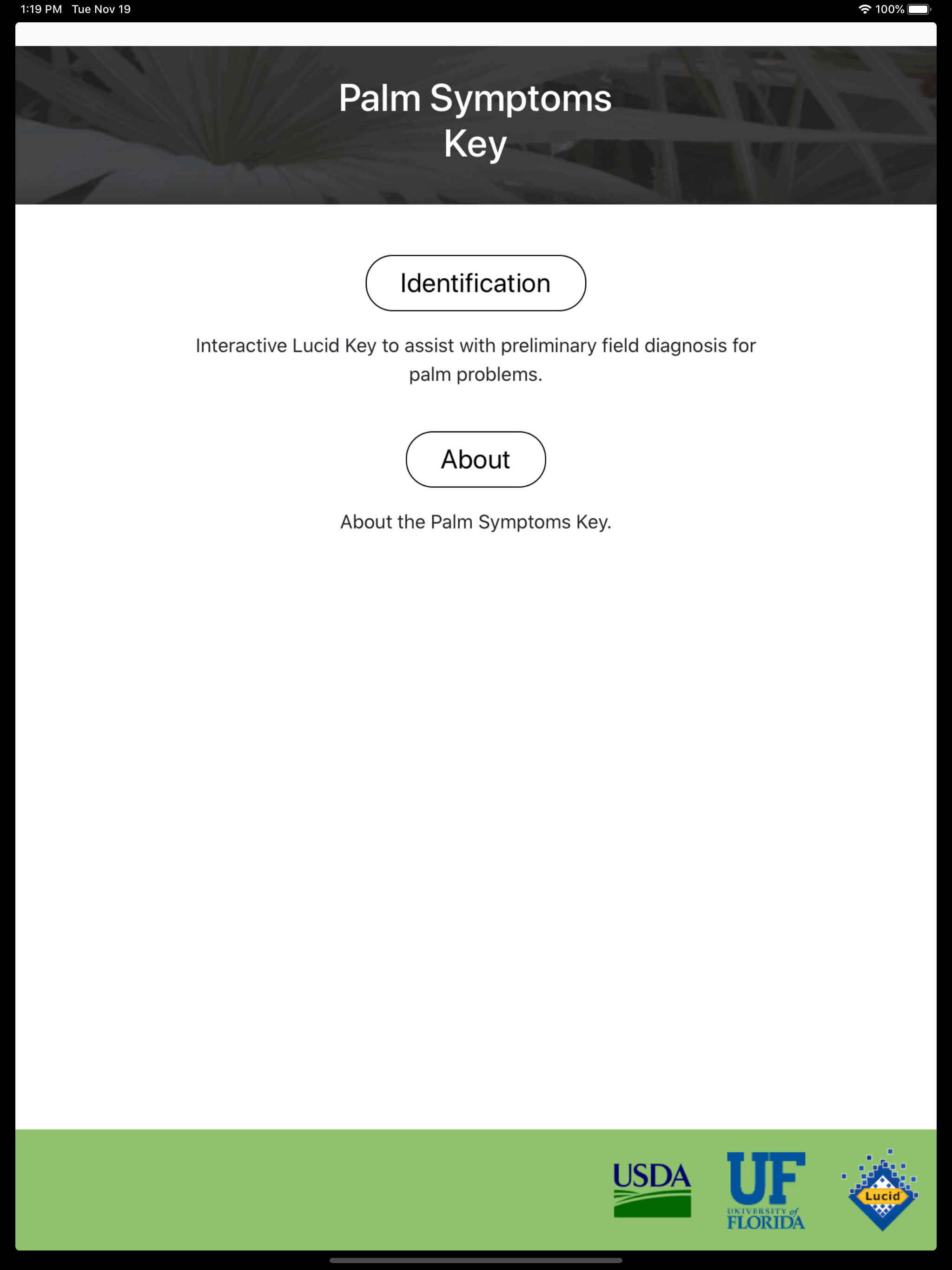 Palm Symptoms Key screenshot 5