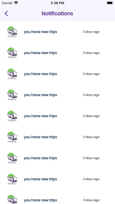 PopBus App Screenshot