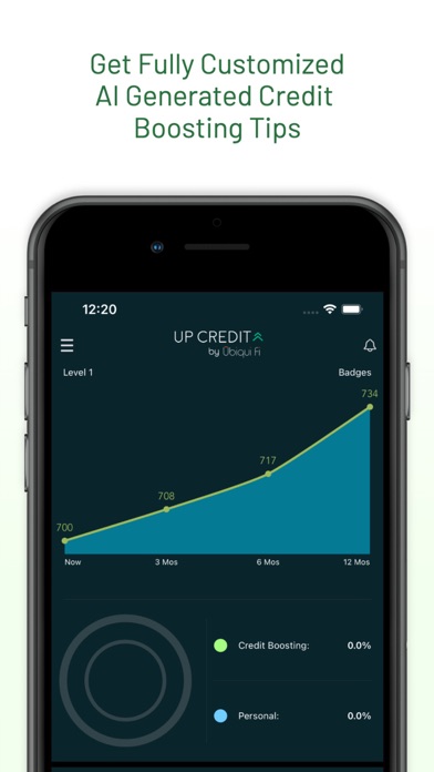 Up Credit - Personal Finance Screenshot