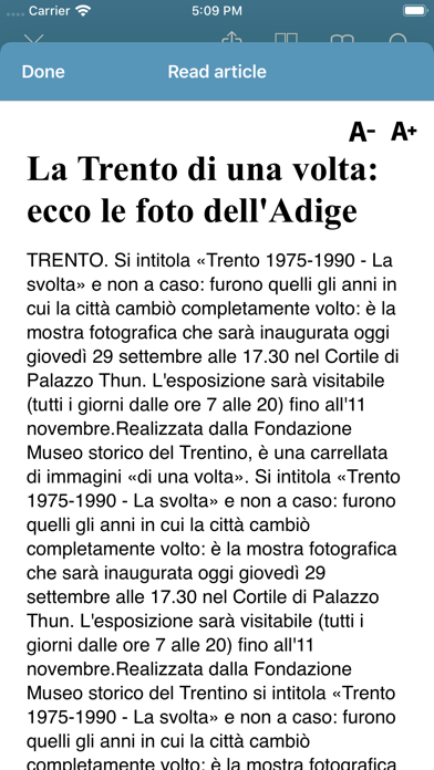 Il Nuovo Trentino • quotidiano Screenshot