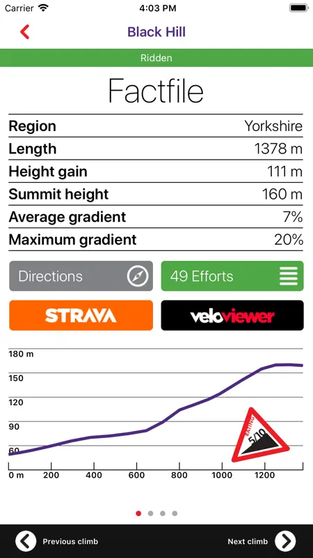100 Greatest Cycling Climbs screenshot 5 of 6