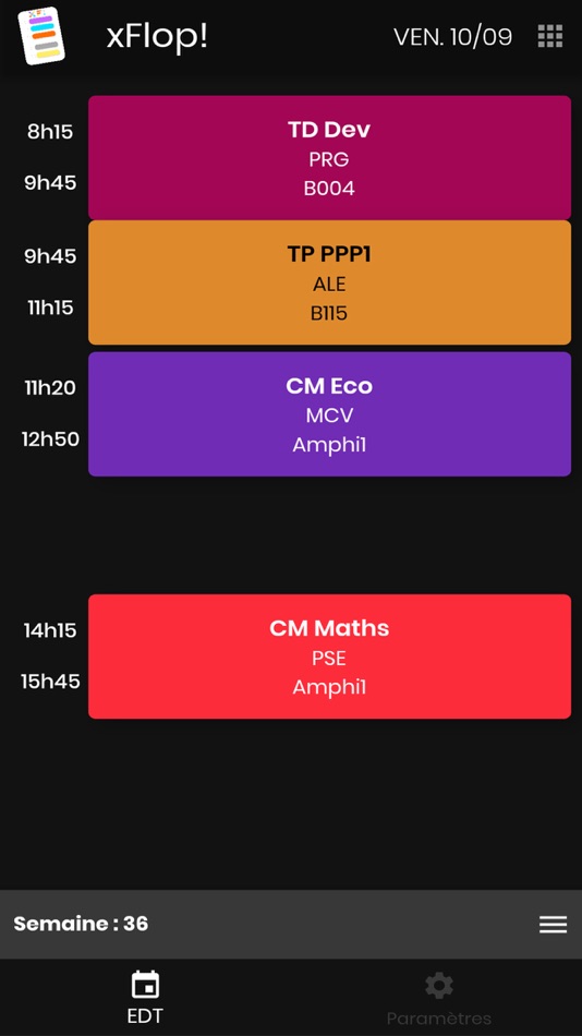 #2. xFlop! (iOS) 由: Fondation pour des Logiciels Opensource et Participatifs d'Emploi Du Temps