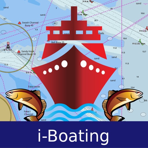 i-Boating: морские карты речное рыболовство Карта