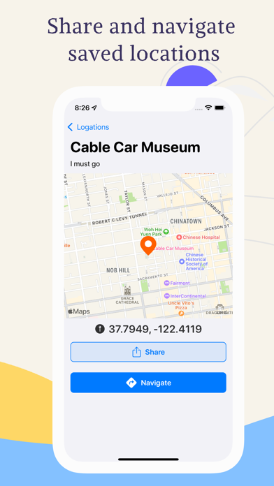 Save Location GPS - Logation Screenshot