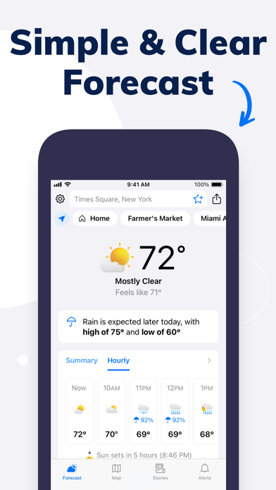 Tomorrow.io: Weather Forecastのおすすめ画像1