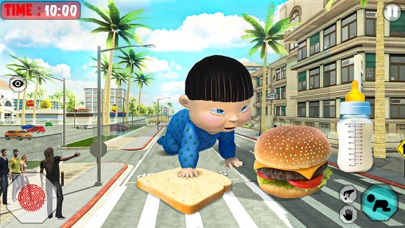 Fat Hungry Baby Simulator Game Screenshot