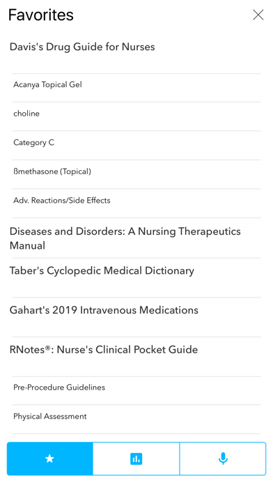 Skyscape Nursing Library Screenshot