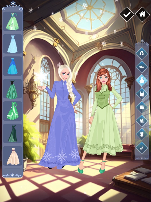 Ice Princess Sevelina dress up on the App Store