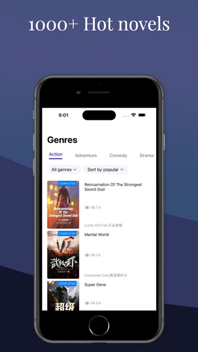 NovelFull - Top Novel Reader Screenshot