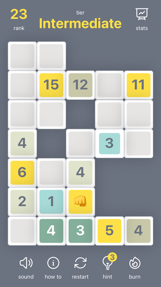 #1. Burning Num (iOS) By: Alexander Stewart
