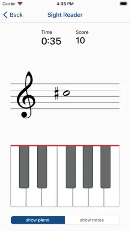 Game screenshot Piano Sight Reading Trainer mod apk