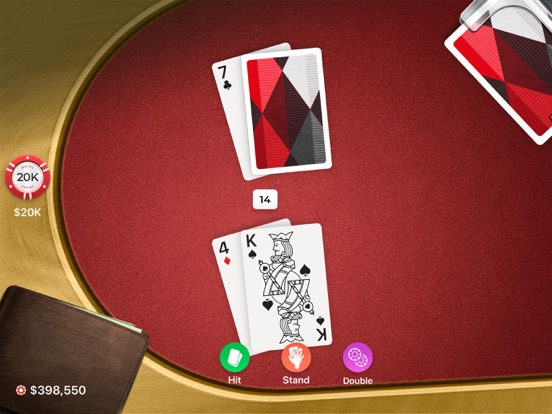 Blackjack iPad app afbeelding 4