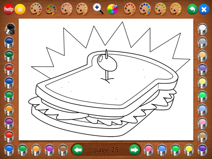 Eating Healthy Coloring Book