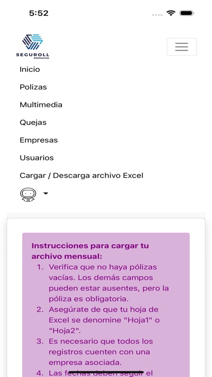 Seguroll Asistencias screenshot-3