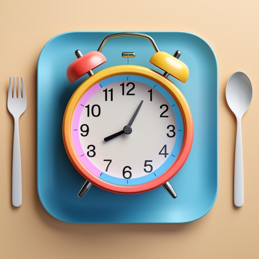 Intermittent fasting safe easy icon
