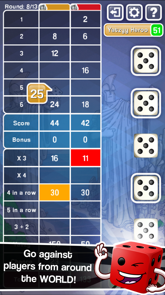 #1. Yatzy Ultimate (iOS) Podle: Snowball Games