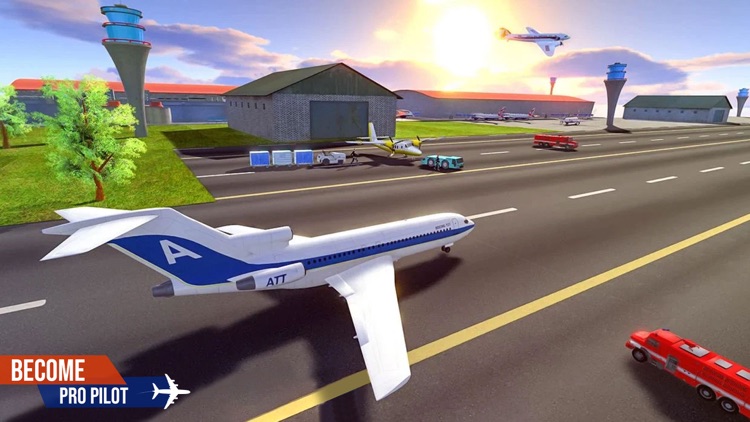 Airplane Pilot Flight: 3D Game screenshot-3