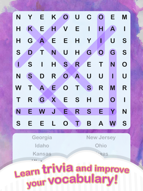 Word Search + iPad screenshot 3 - Games app