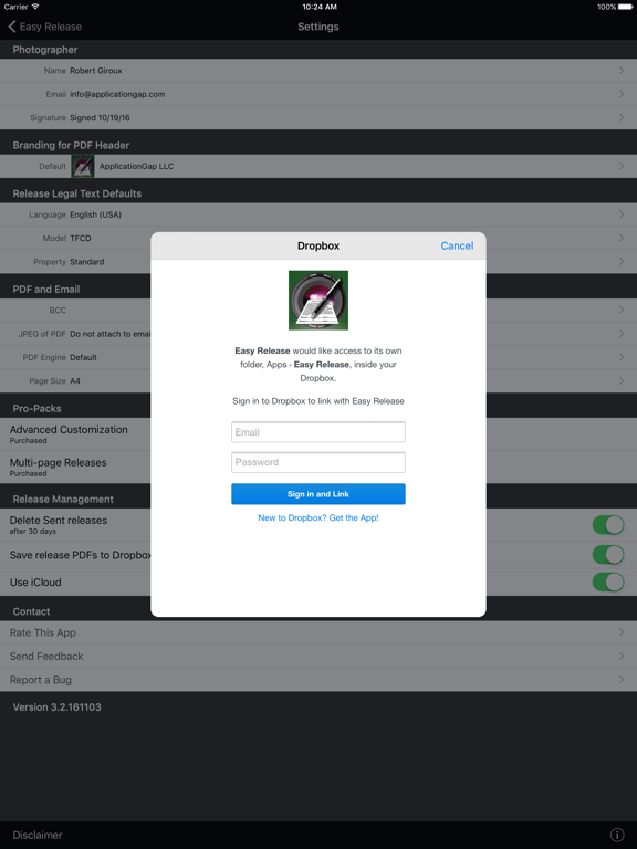 Easy Release Model Releases App Price Drops
