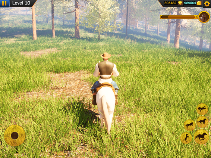 Horse riding animal simulator