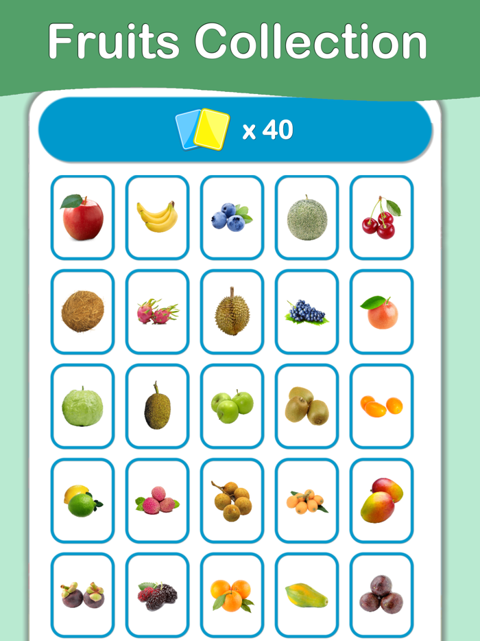 Fruits Cards
