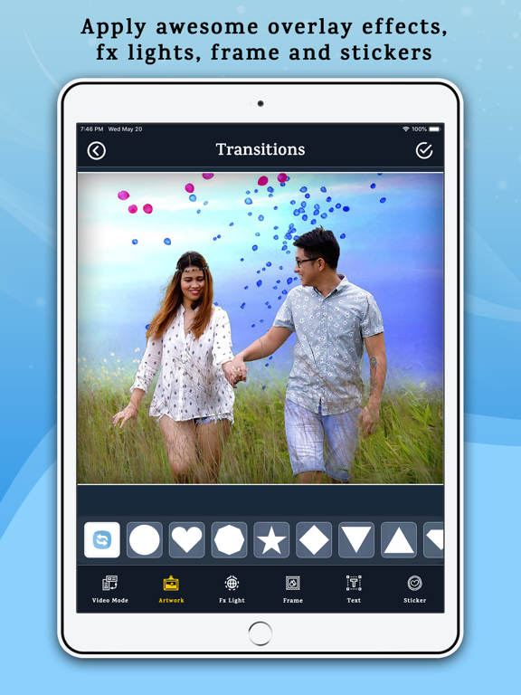 Photo Slideshows With Music iPad screenshot