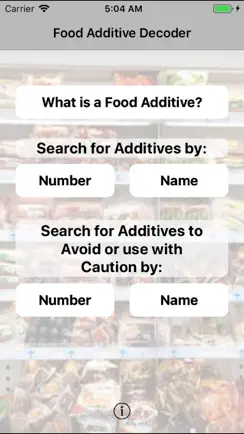 Food Additives - Australia iPhone image 1