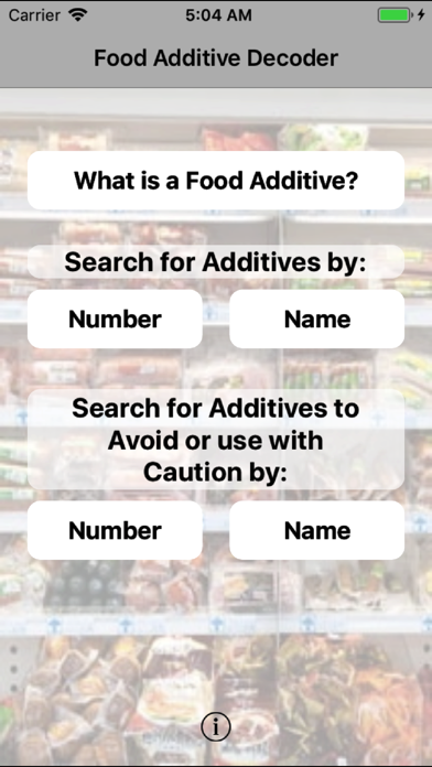 Food Additives - Australia Screenshot