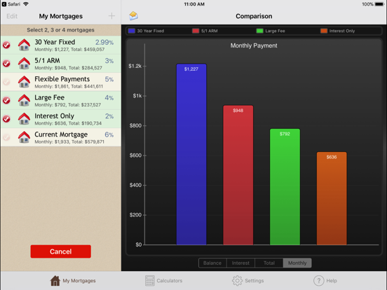 Mortgage Calculator™ iPad screenshot 5 - Finance app