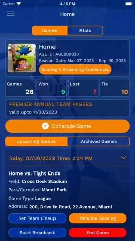 Game screenshot AthletesGoLive apk