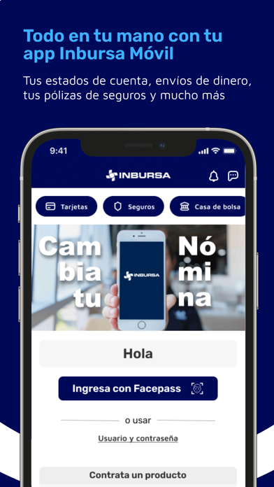Inbursa Móvil Screenshot